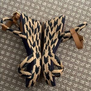 Tory Burch Espadrille Wedge Sandals 7M